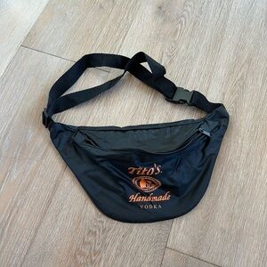 Tito’s Handmade Vodka Black and Orange Waist Bag Fanny Pack One Pocket